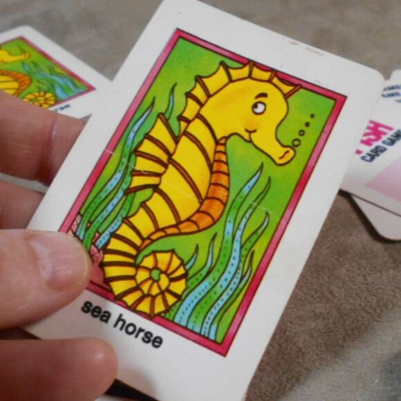 Vintage 1986 Fish Card Game Creative Child #18002 Complete Go Fish - Picture 7 of 10